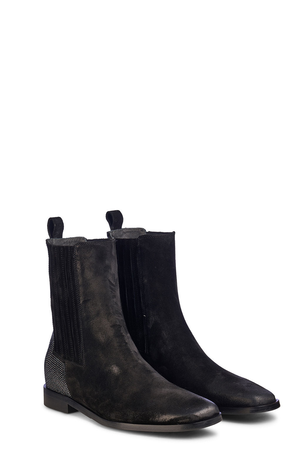 Velour Nero Chelsea Strass - vista 2