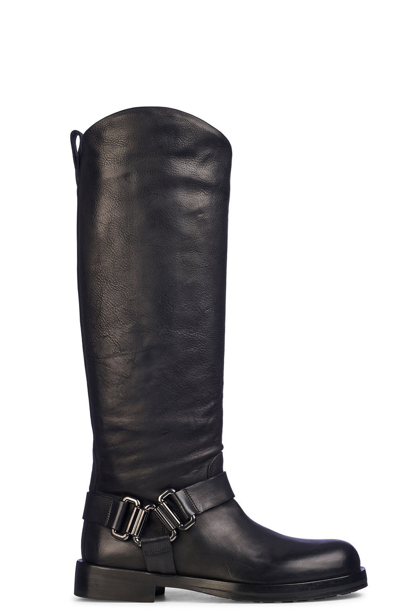 Todi Nero Stivale con Fibbia