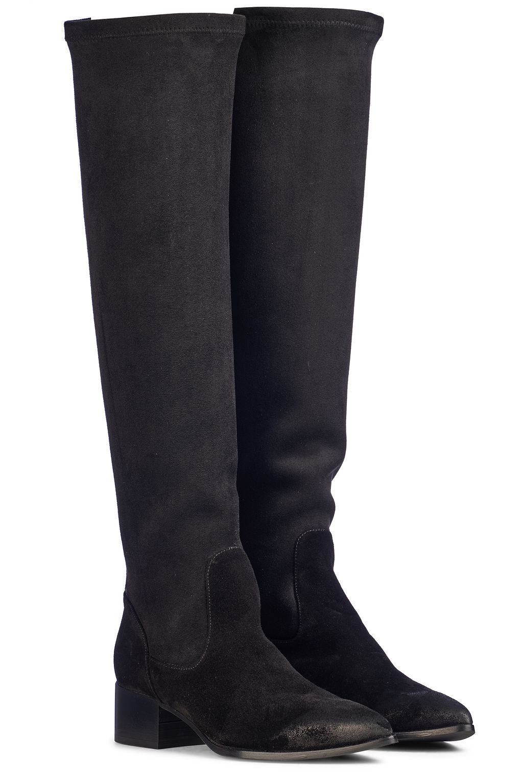 Velour Nero Cervo Stretch Nero - vista 2