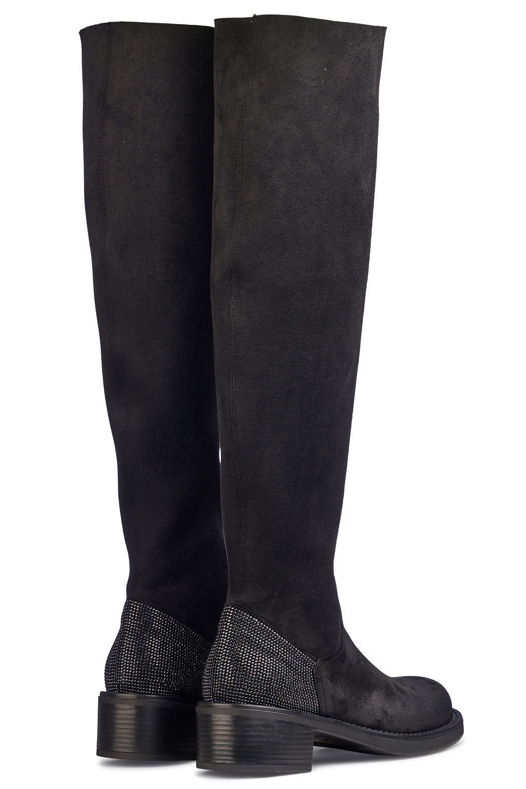 Cervo Stretch Nero Strass - vista 3