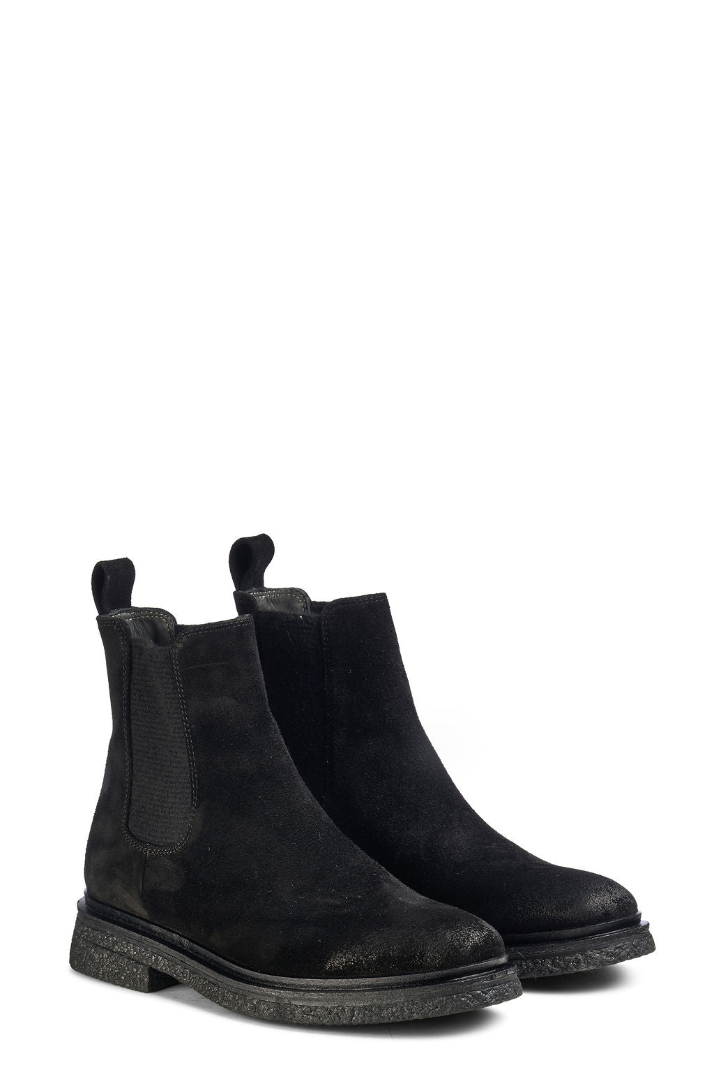 Velour Nero Chelsea Fondo Carrarmato - vista 2